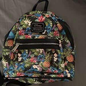 Pineapple Stitch Loungefly Mini Backpack